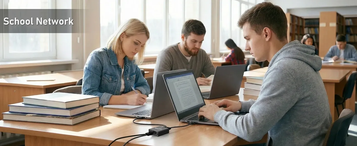 Répartiteur Ethernet Gigabit, vue d'ensemble