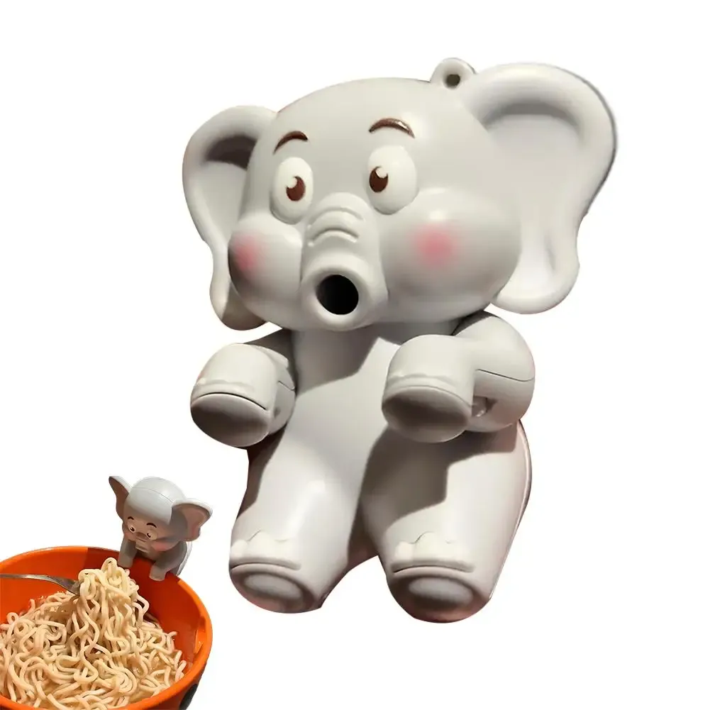 Mini ventilateur rafraîchisseur pour aliments en forme d'éléphant, aide à l'alimentation pour bébé, fixation par clip sur bol, portable et rechargeable par USB 7
