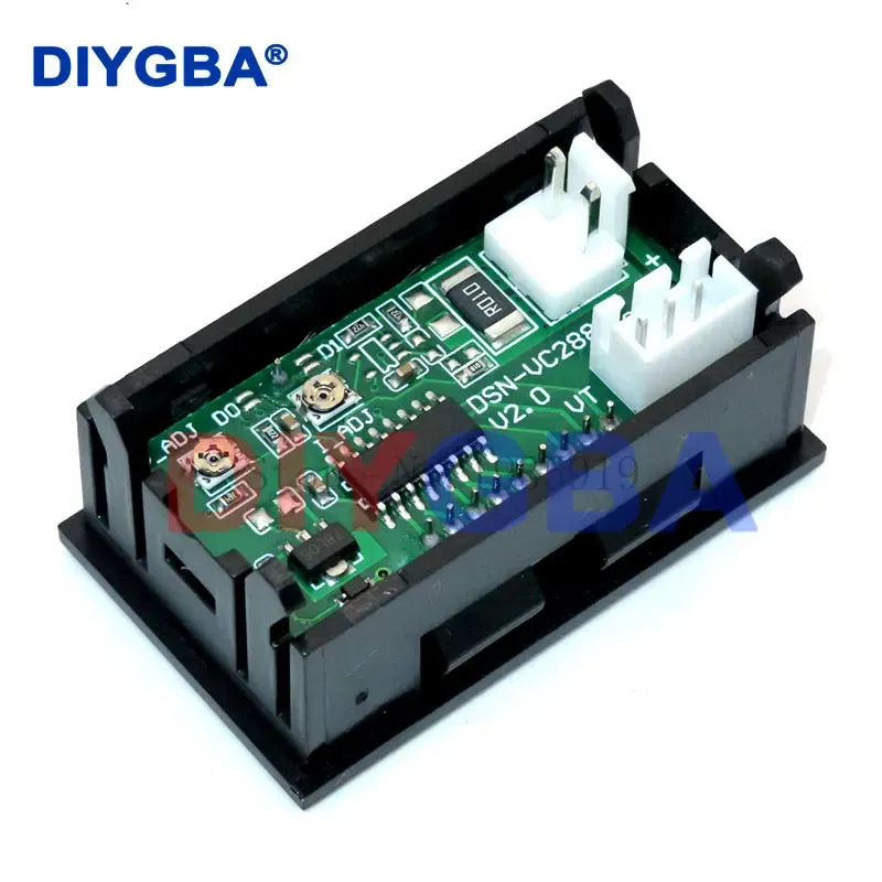 Mini voltmètre numérique et ampèremètre CC 0-100 V 50 A, affichage LED double, avec shunt 4