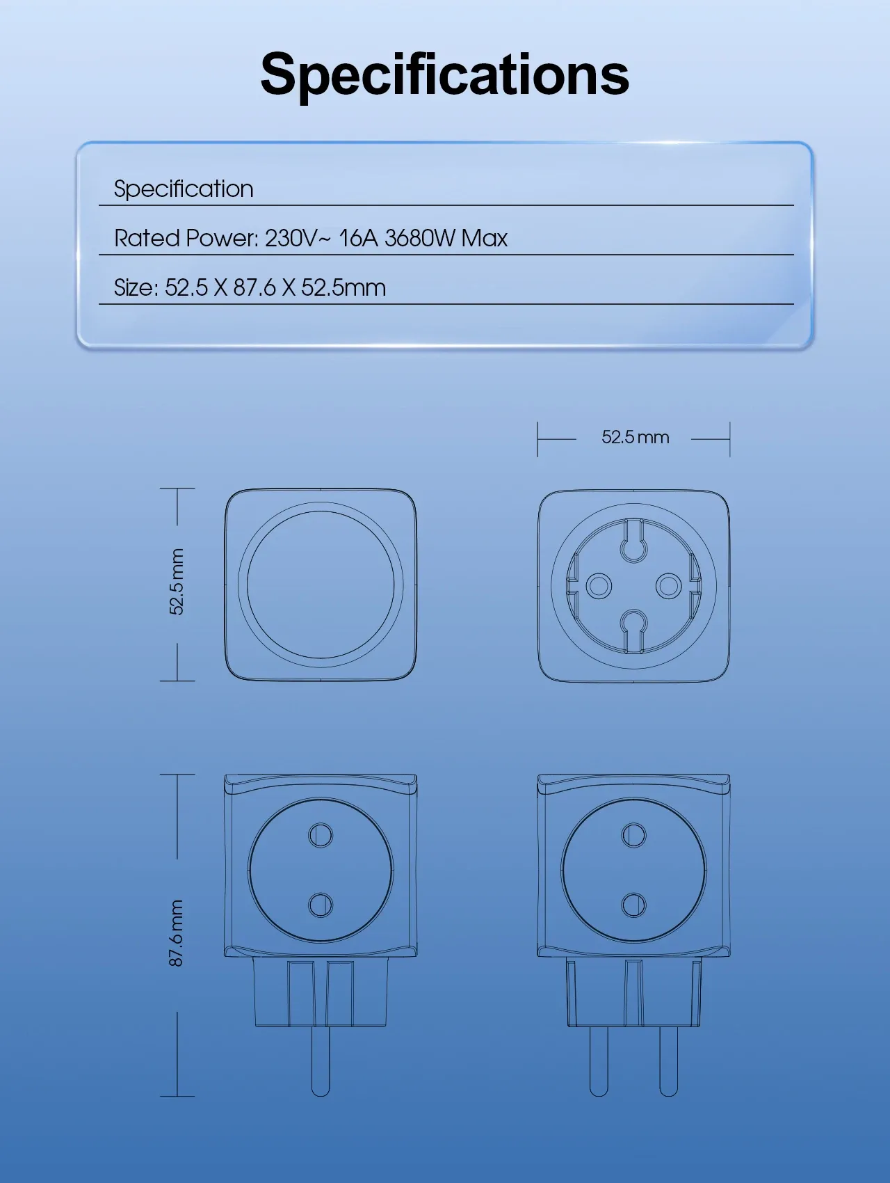 Mini cube LDNIO 3680W