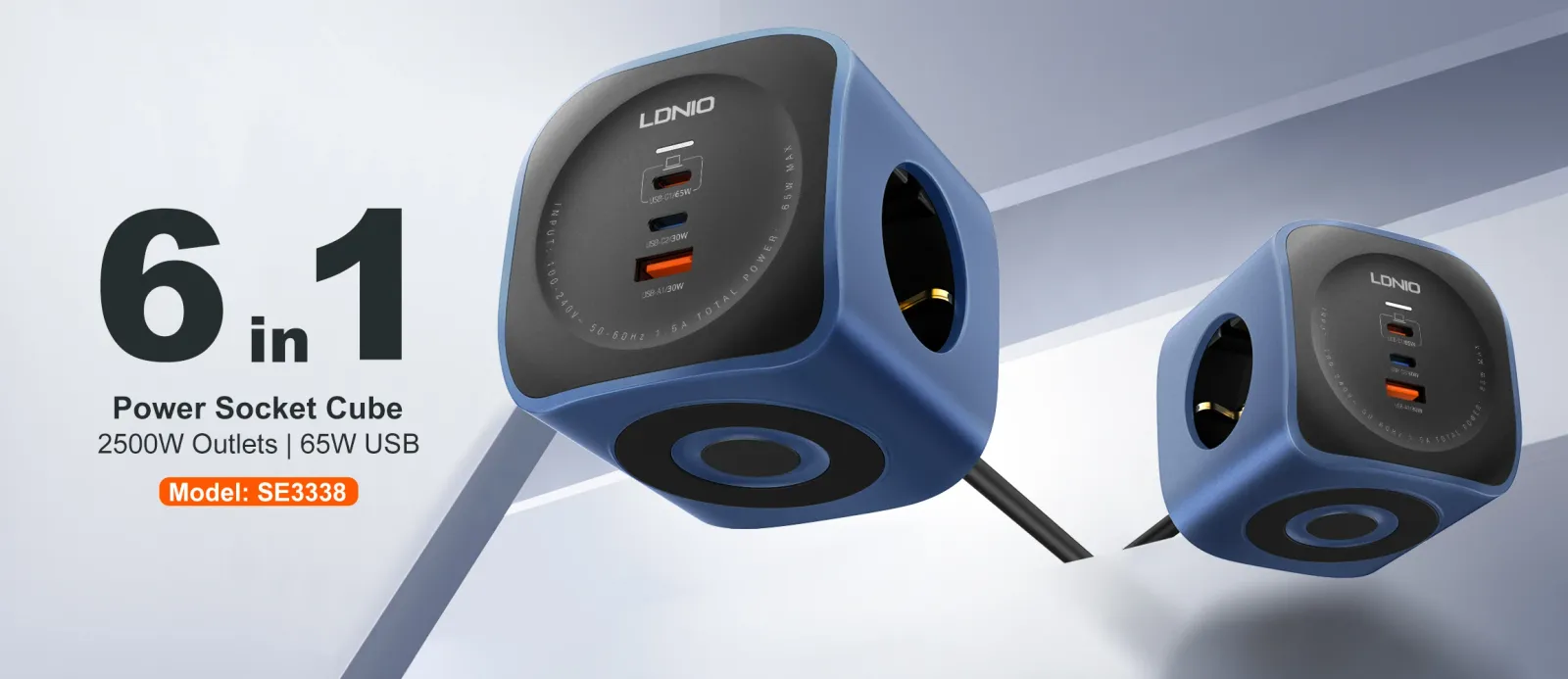 Vue détaillée de l'adaptateur LDNIO