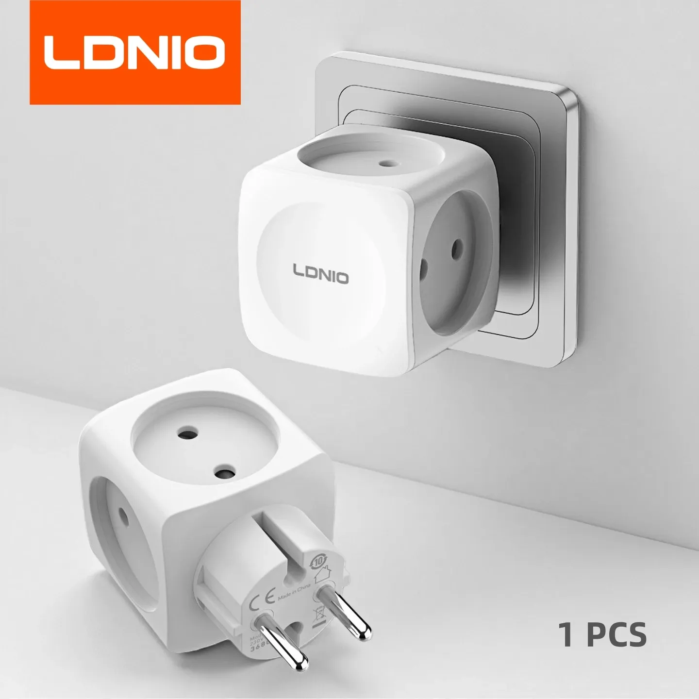 LDNIO Adaptateur multiprise EU 1 vers 4, 16 A, fiche 2 broches 8