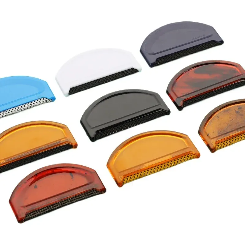 Brosse à peluches pour vêtements ambre – Rasoir demi-circulaire en tissu de laine, dissolvant de peluches manuel pour pulls et manteaux (outil d'entretien des vêtements) 2