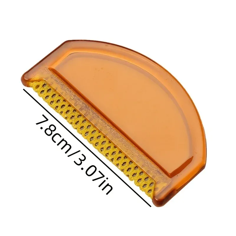 Brosse à peluches pour vêtements ambre – Rasoir demi-circulaire en tissu de laine, dissolvant de peluches manuel pour pulls et manteaux (outil d'entretien des vêtements) 5