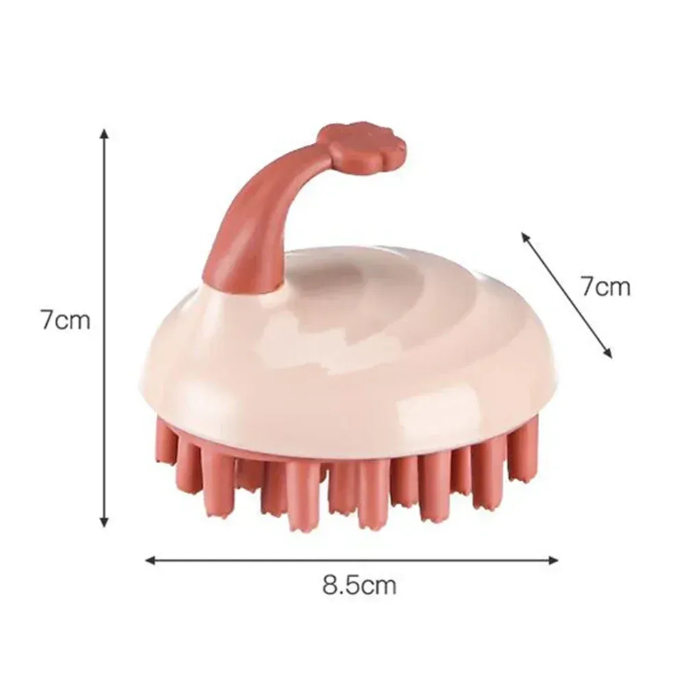 Brosse de massage en silicone, vue d'ensemble
