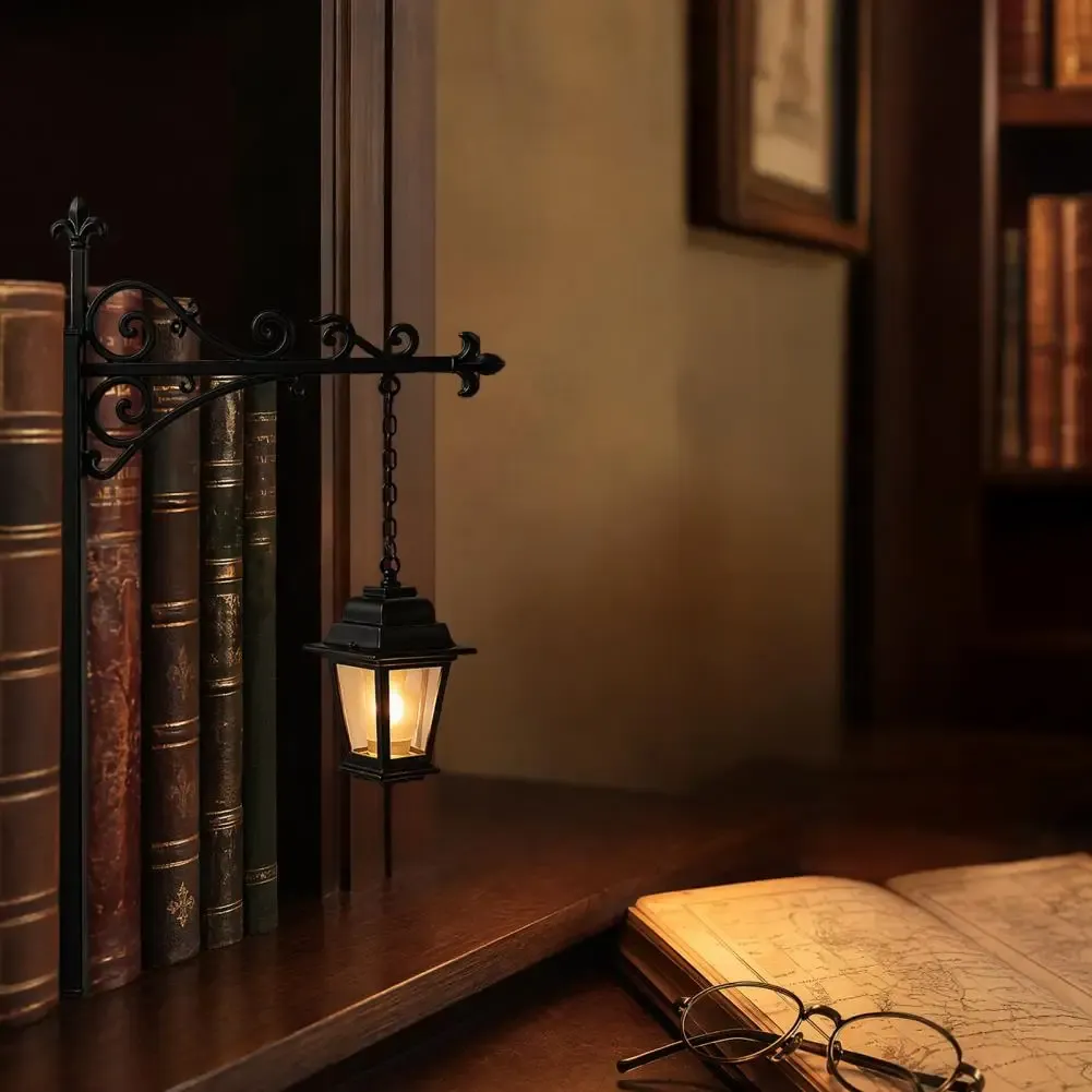 Lampe de bibliothèque vintage à LED, veilleuse décorative pour la maison 2