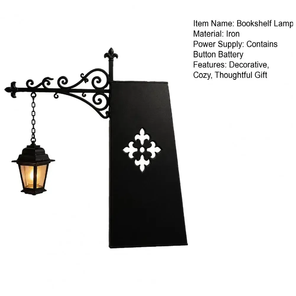 Lampe de bibliothèque vintage, lumière chaude