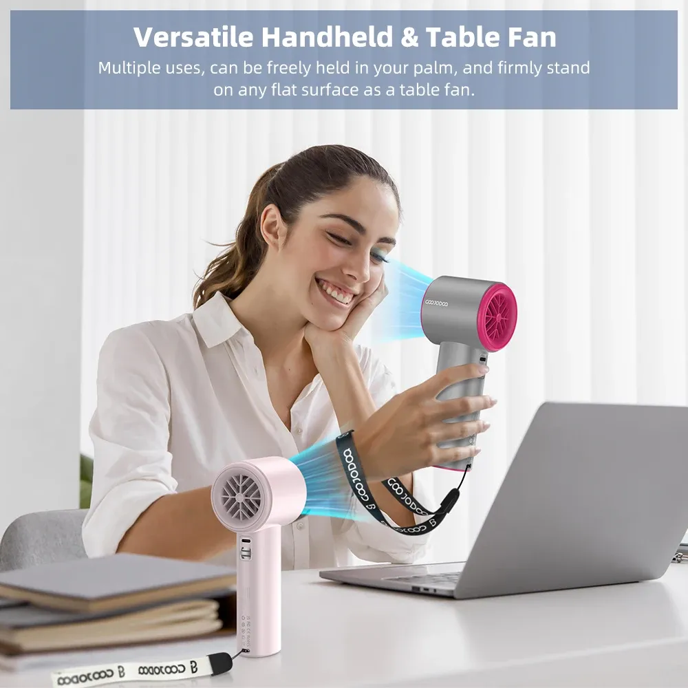 Utilisation en main et posé sur une table