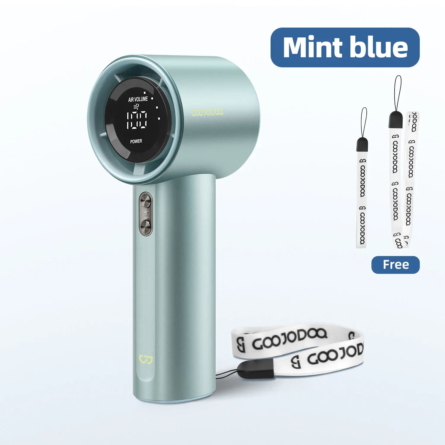 Mini ventilateur de bain Aste, vitesse réglable en 100 niveaux, ventilateur électrique à affichage numérique, turbo, portable, usage extérieur 8