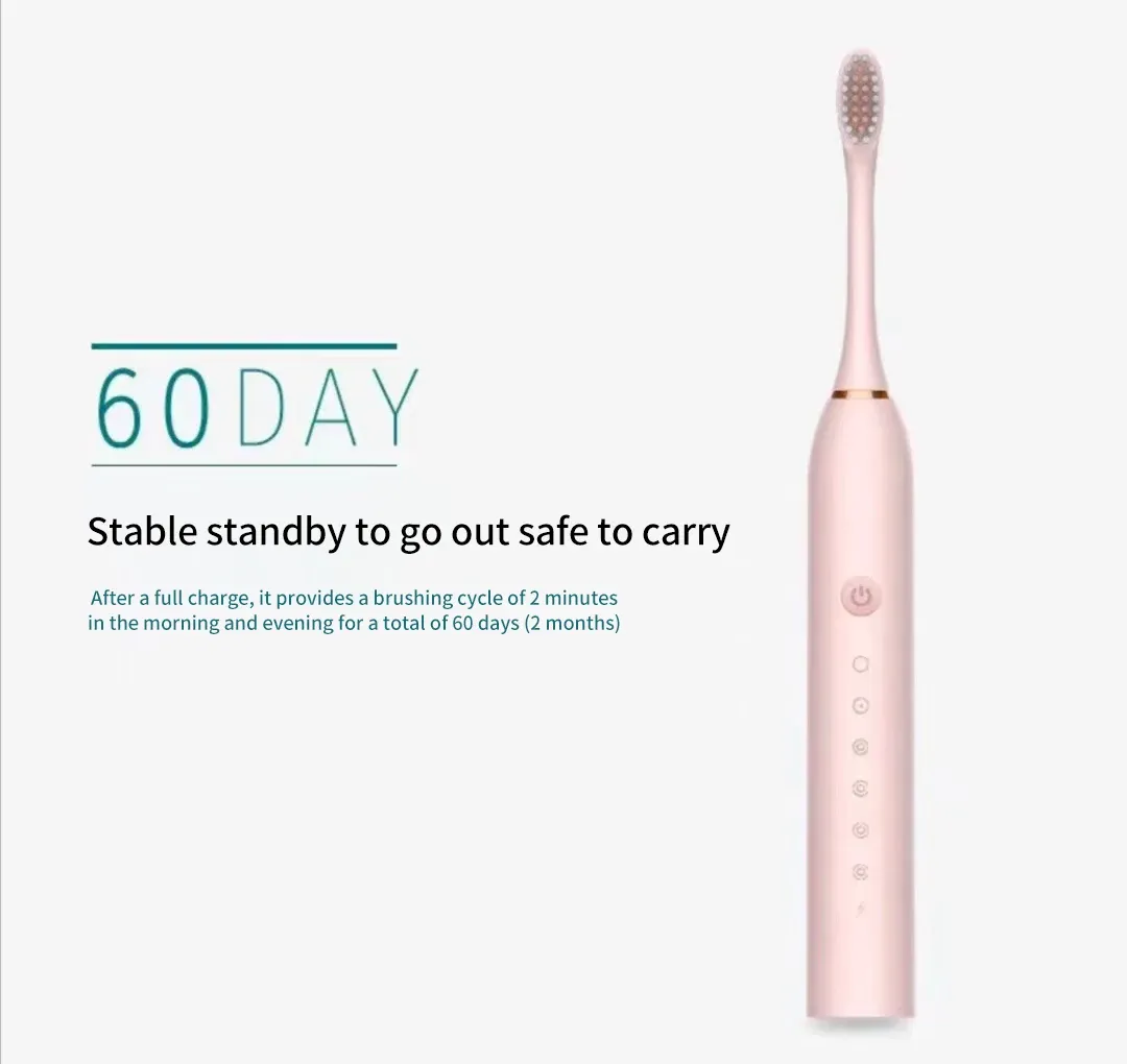 Brosse à dents électrique en situation d'utilisation