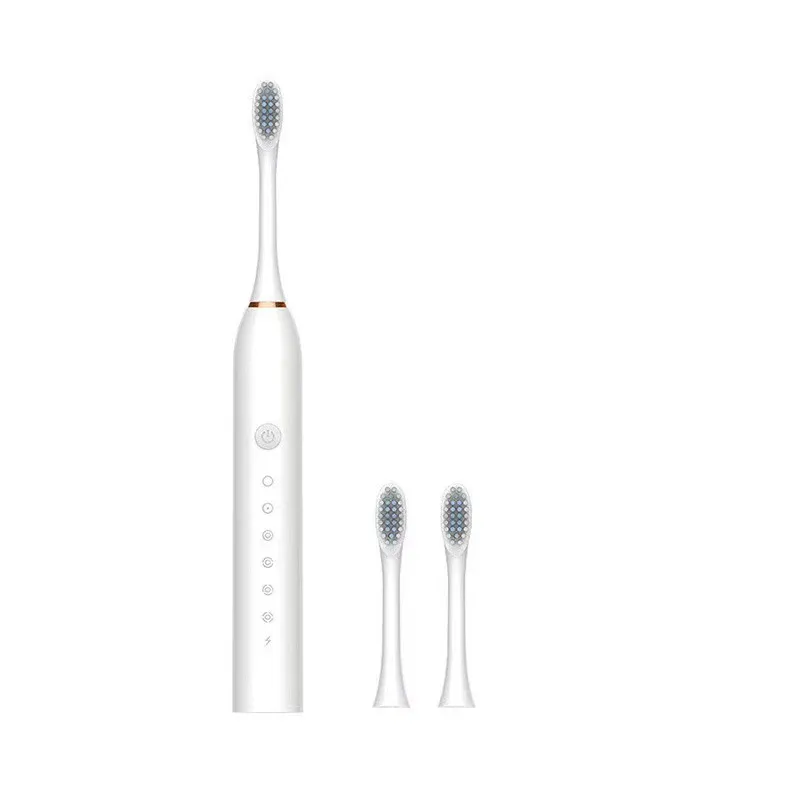 Brosse à dents électrique sonique pour adultes, étanche IPX7, tête DuPont, recharge USB, 6 modes de nettoyage 6