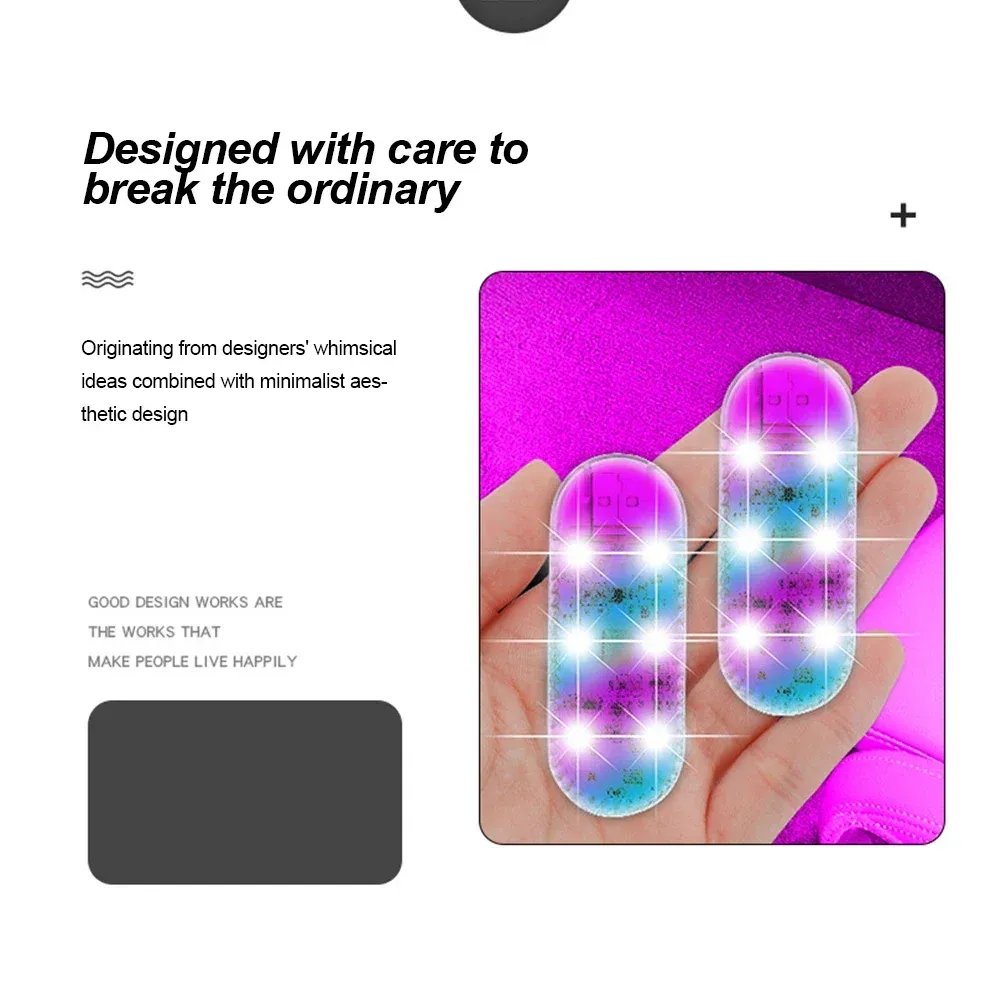 Mini lampe tactile LED pour voiture rechargeable par USB, portable, éclairage de plafond, lampe de lecture nocturne sans fil 4