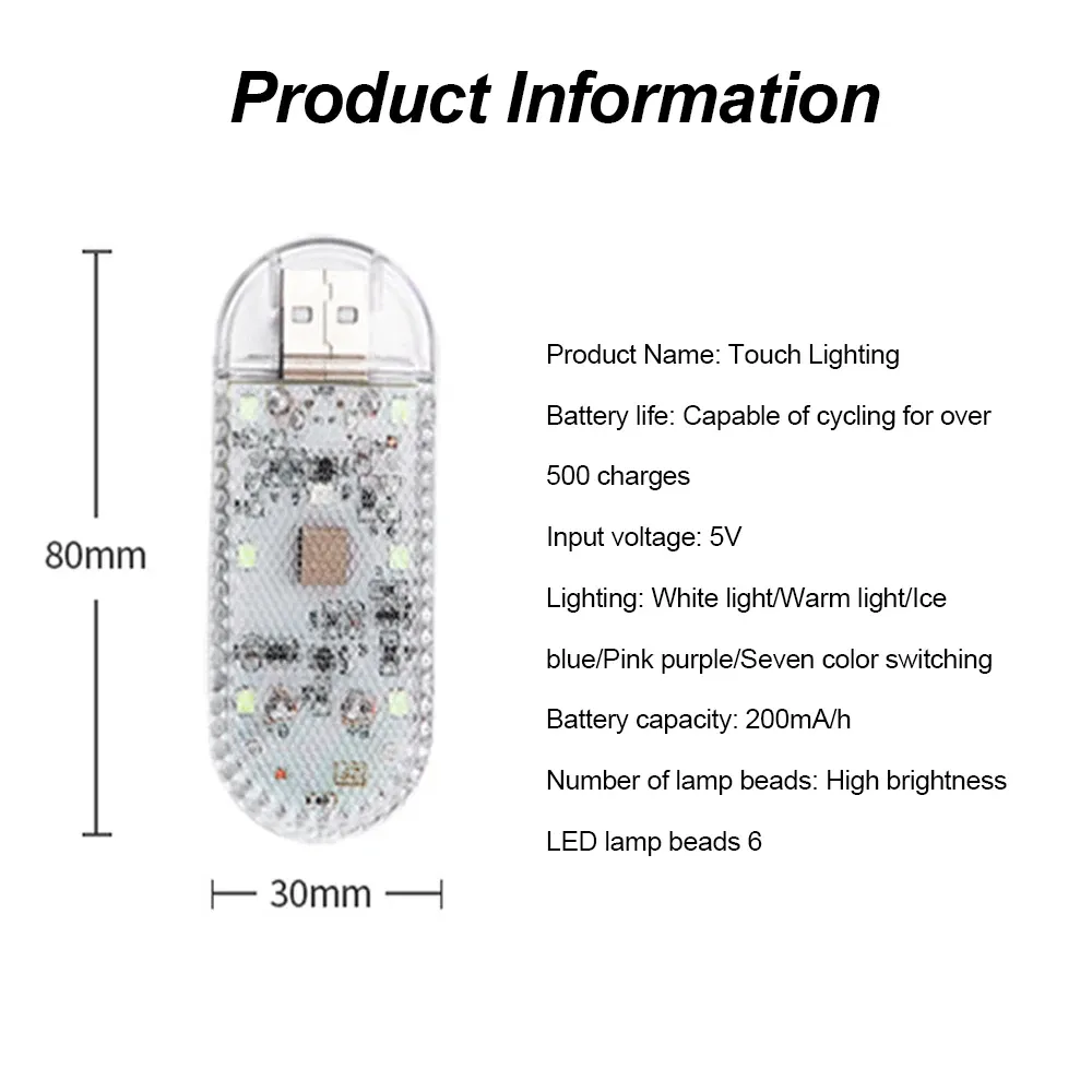 Lampe de lecture tactile pour véhicule