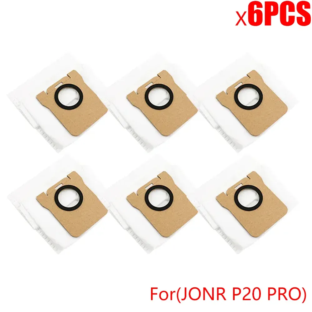 Accessoires pour robot aspirateur JONR P20 PRO : brosse latérale, lingette microfibre et sac à poussière de rechange 8