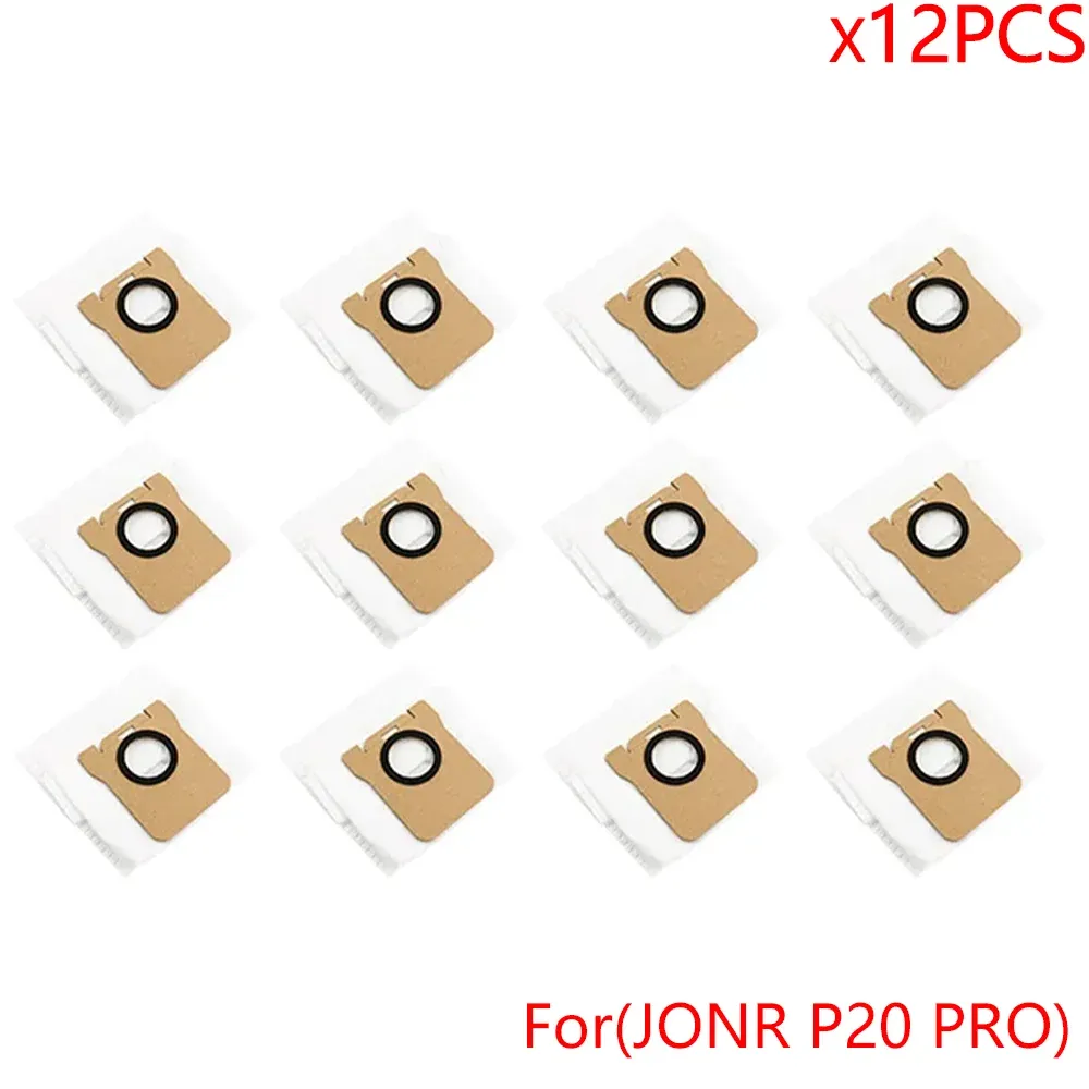 Accessoires pour robot aspirateur JONR P20 PRO : brosse latérale, lingette microfibre et sac à poussière de rechange 9