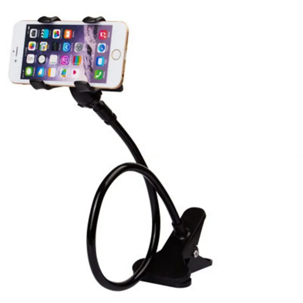 Support de téléphone universel réglable à bras long pour bureau, compatible iPhone, Samsung, Xiaomi et Huawei 8