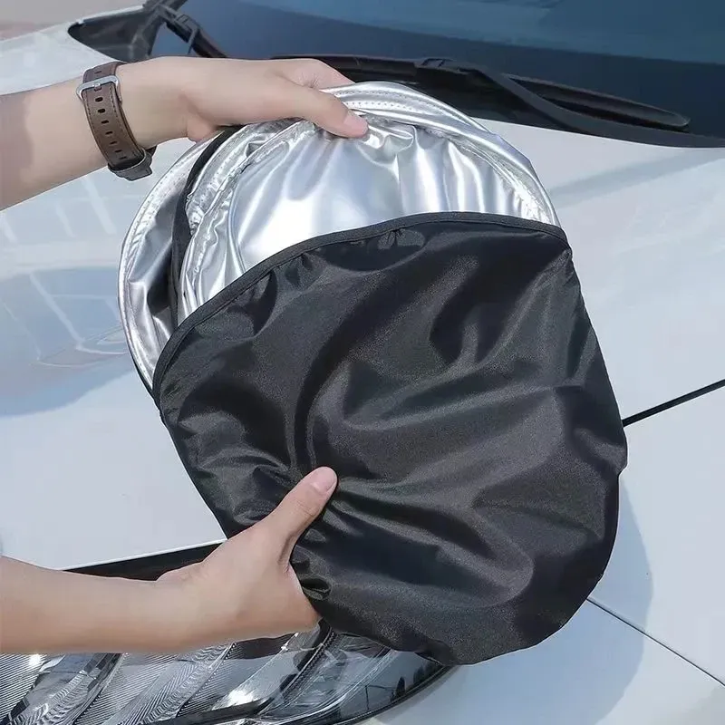 Pare-soleil pliable pour pare-brise BYD Atto 2 Yuan UP, bouclier anti-UV et réflecteur de chaleur pour fenêtre de voiture, 1 pièce 6