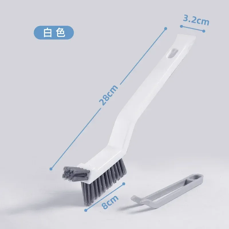 Brosse de nettoyage 2 en 1 pour coins et espaces, pour carrelage de salle de bain et de sol 8