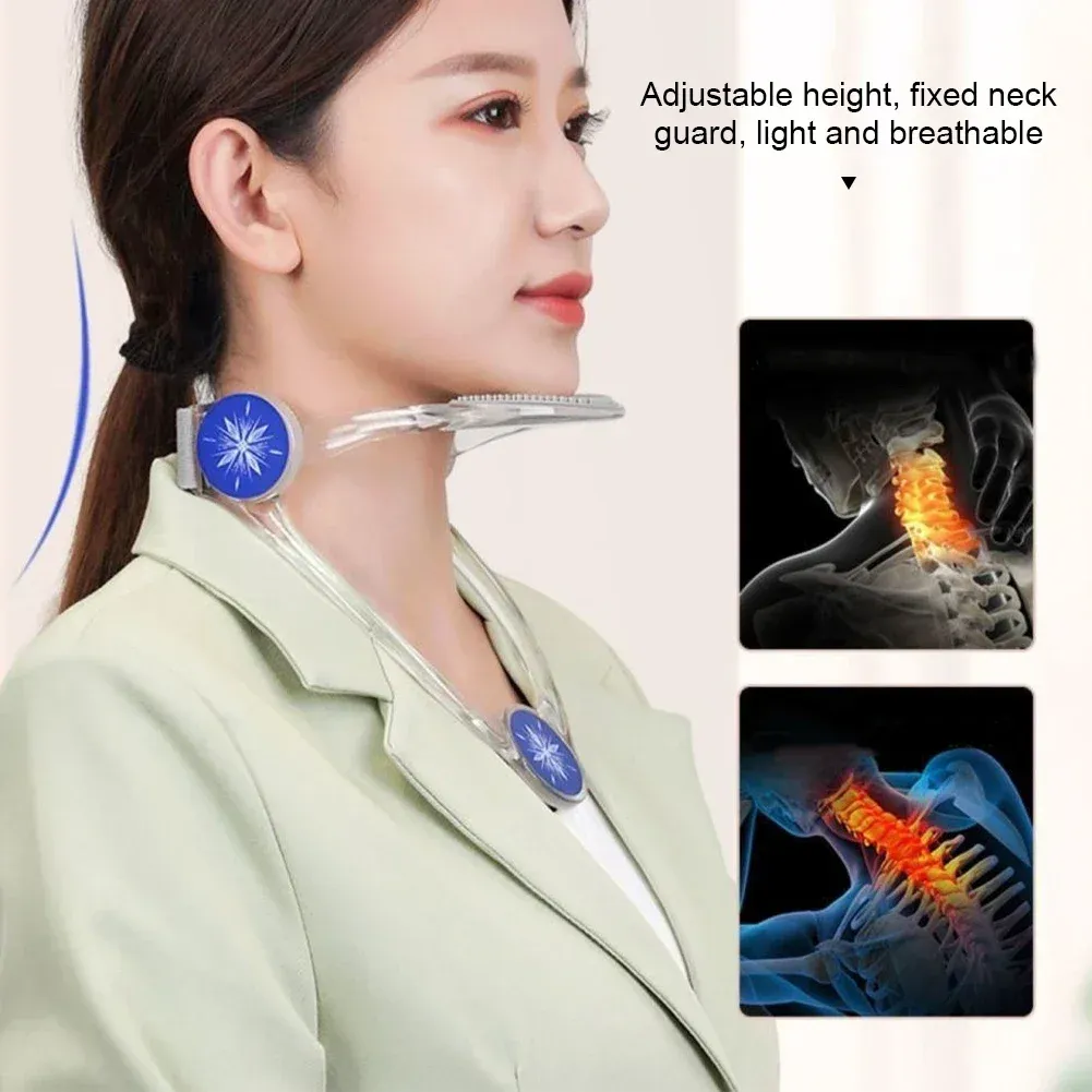 Support cervical réglable, détail des lignes