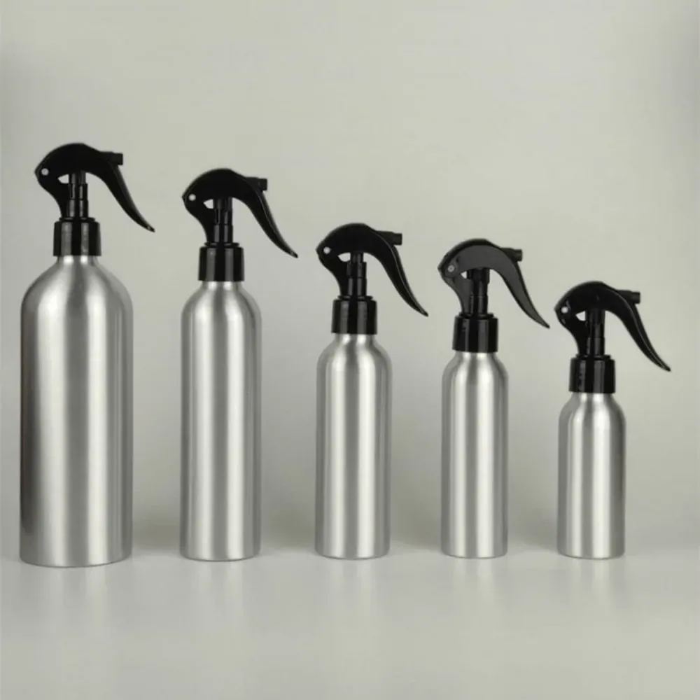 AfricHI Bouteille en aluminium avec pulvérisateur à pompe, brume fine, rechargeable, 30 ml, 50 ml, 100 ml, 150 ml, 250 ml