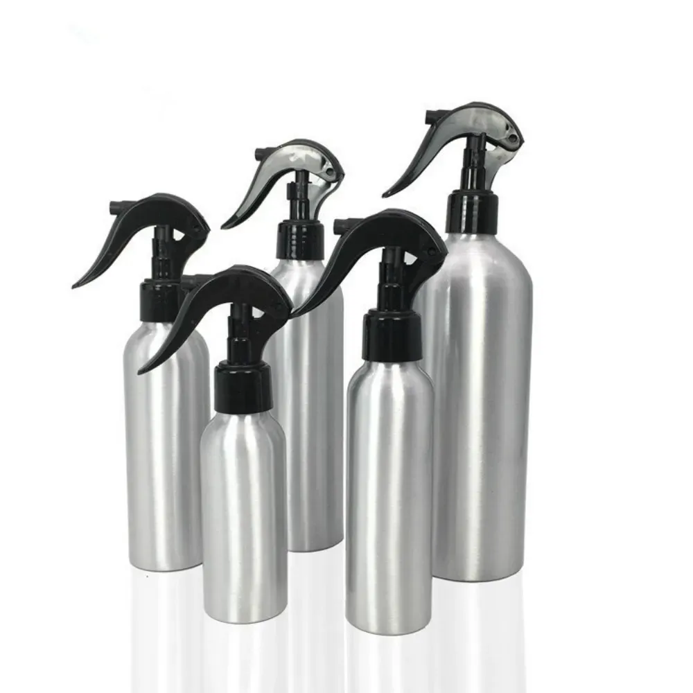 AfricHI Bouteille en aluminium avec pulvérisateur à pompe, brume fine, rechargeable, 30 ml, 50 ml, 100 ml, 150 ml, 250 ml 4