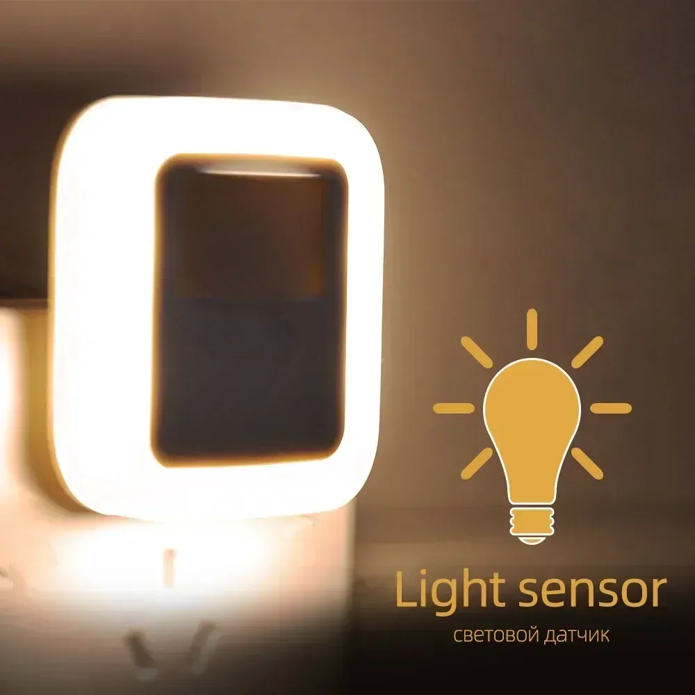 Veilleuse LED intelligente à détection de mouvement et de son, luminosité réglable 9