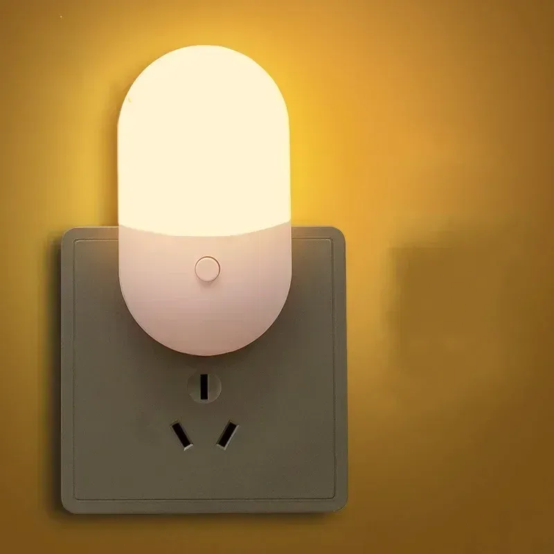 Veilleuse LED intelligente à détection de mouvement et de son, luminosité réglable 8