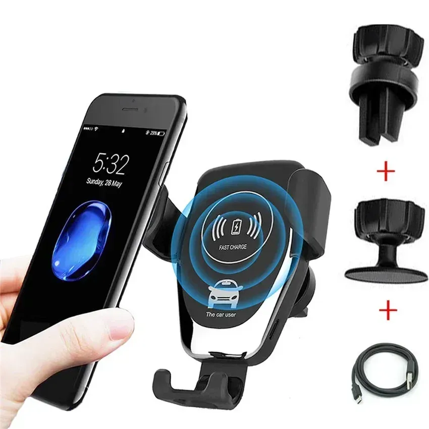 Support de téléphone sans fil pour véhicule