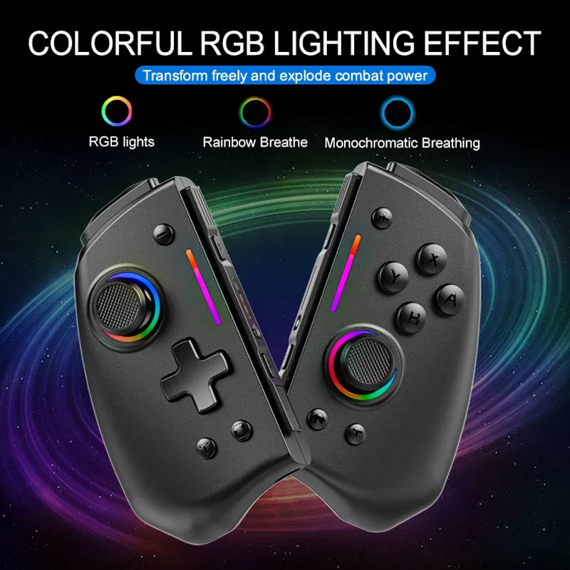 Manette sans fil Bluetooth pour Nintendo Switch, OLED et Lite, manette de jeu 4