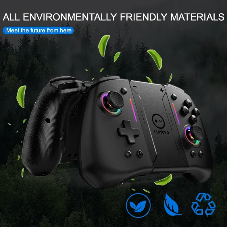 Manette sans fil LinYuvo KS42 Meteor Light, ambiance de jeu