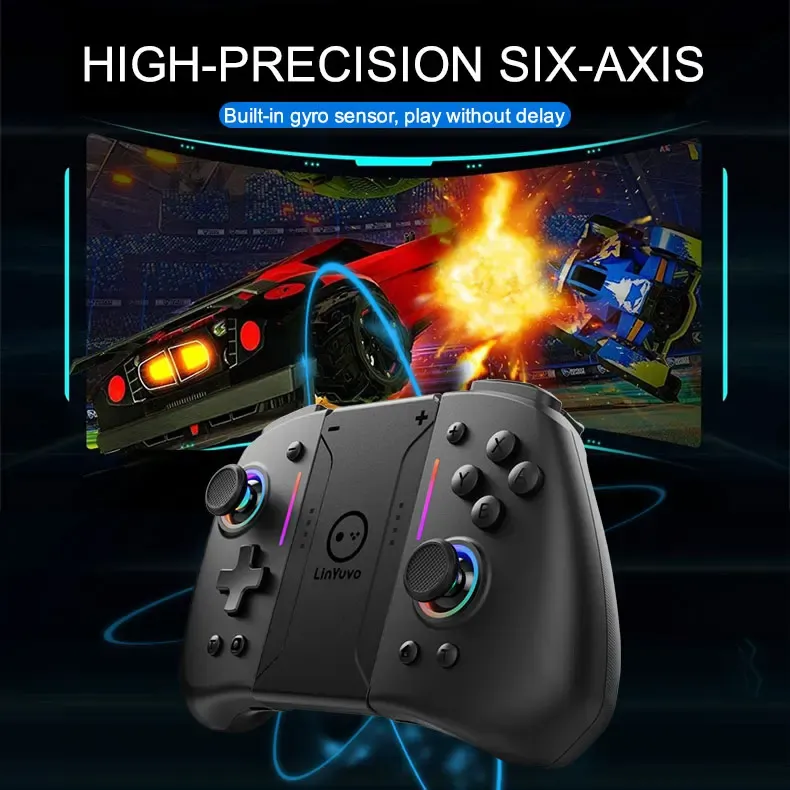 Manette sans fil LinYuvo KS42 Meteor Light pour Nintendo Switch