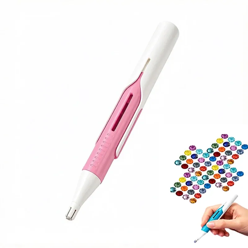 Distributeur automatique de perles pour broderie diamant, perles rondes 2,8 mm, kit d'accessoires pour débutants et adultes, sans cire requise 9