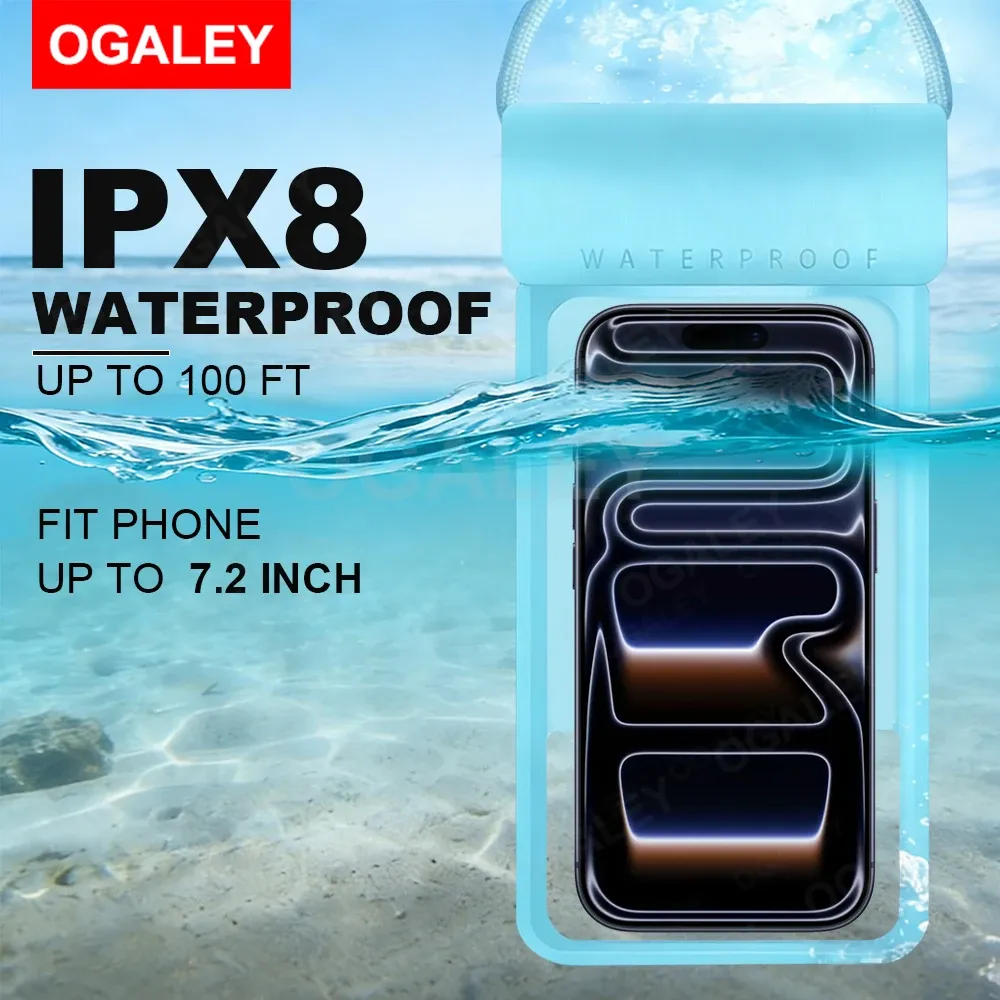 Pochette Étanche IPX8 pour iPhone 17 et 18 Pro Max, Compatible Écran Tactile, Idéale pour la Plage et la Croisière 10