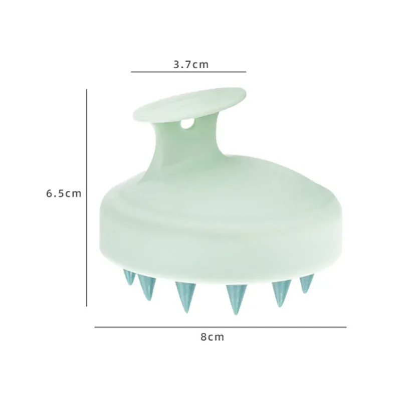 Shampooing en silicone pour cuir chevelu, brosse de massage et peigne de lavage des cheveux, brosse de douche, bain et spa 4