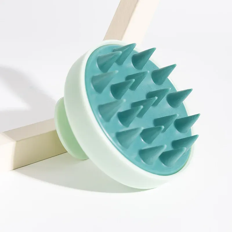 Shampooing en silicone pour cuir chevelu, brosse de massage et peigne de lavage des cheveux, brosse de douche, bain et spa 5