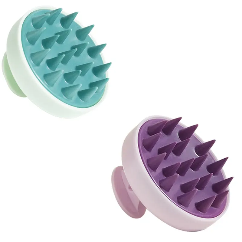 Shampooing en silicone pour cuir chevelu, brosse de massage et peigne de lavage des cheveux, brosse de douche, bain et spa 7