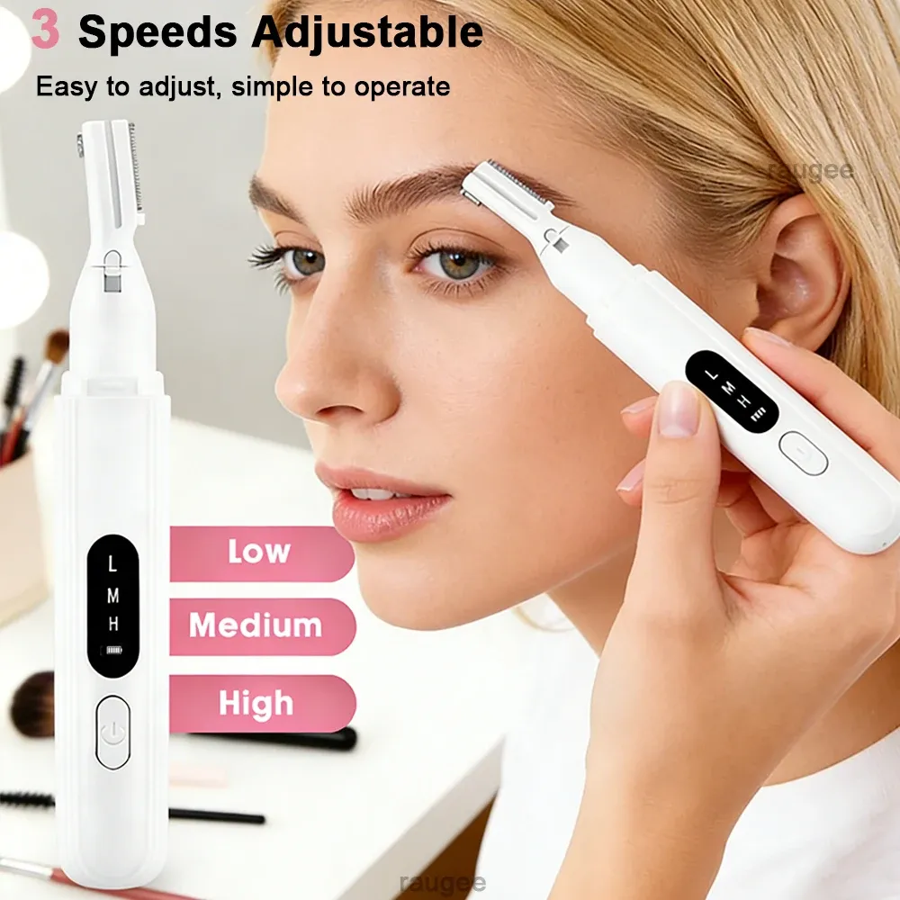 Tondeuse à sourcils électrique portable, rasoir féminin pour visage et corps 3