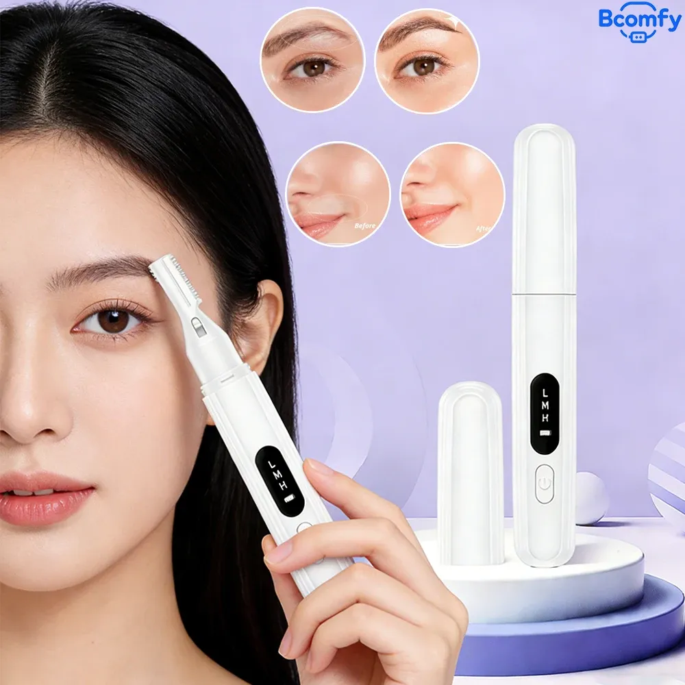 Tondeuse à sourcils électrique portable, rasoir féminin pour visage et corps - Image 1