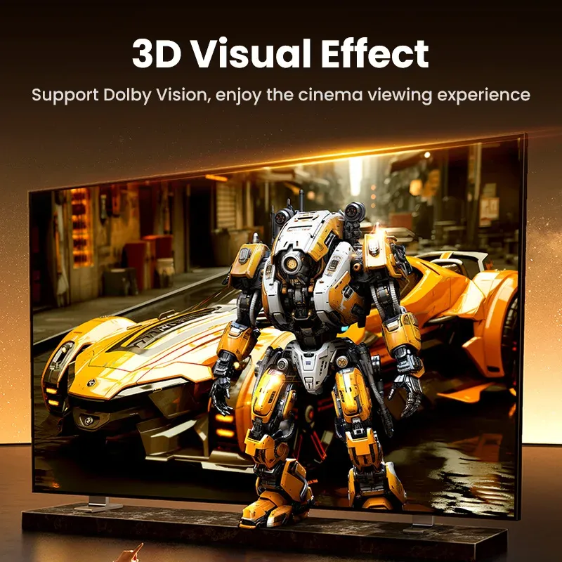 UGREEN Câble HDMI 8K/60Hz, 48 Gbps, Dolby Vision, HDCP 2.3, compatible PS5 et Xiaomi TV Box, Ultra High Speed 4