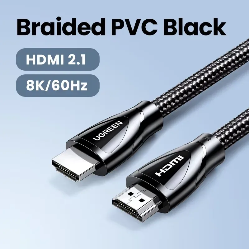 UGREEN Câble HDMI 8K/60Hz, 48 Gbps, Dolby Vision, HDCP 2.3, compatible PS5 et Xiaomi TV Box, Ultra High Speed 9