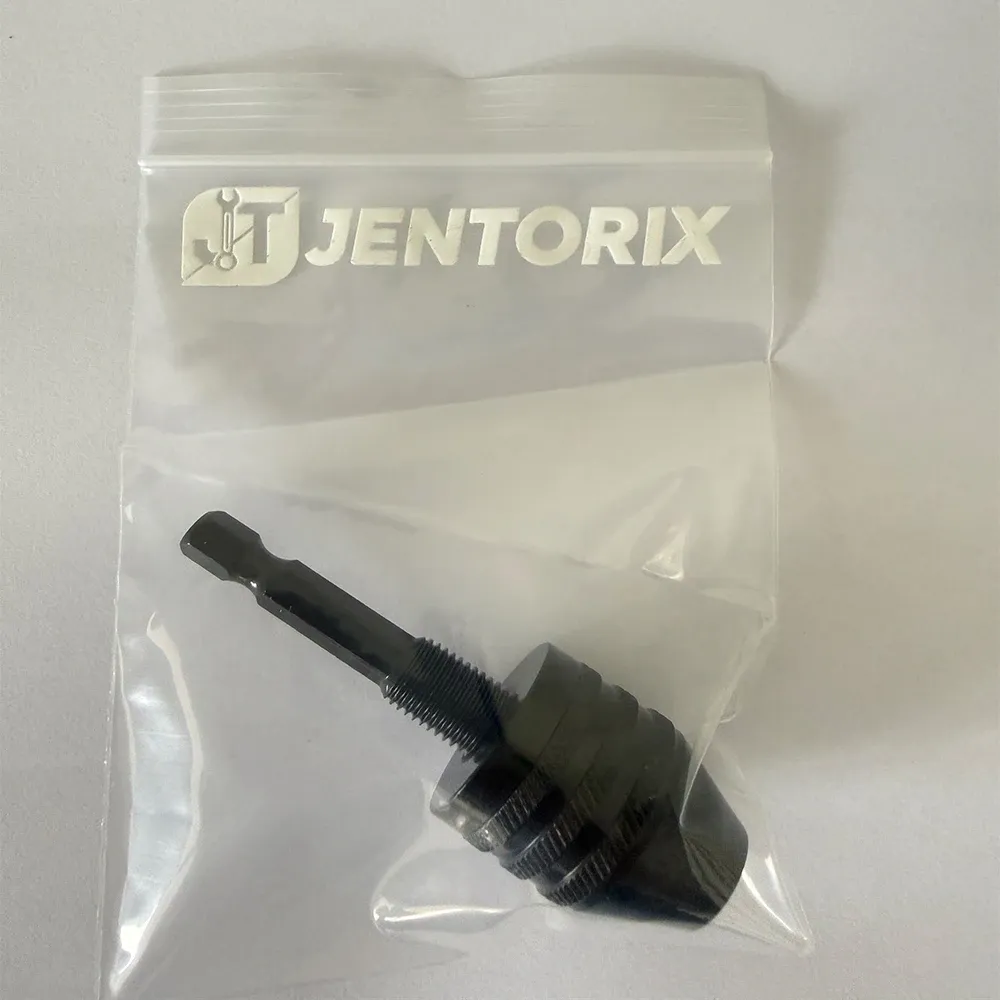 JENTORIX Mini Mandrin sans clé 0,3 mm à 8,0 mm pour perceuse électrique, adaptateur de mandrin pour tournevis avec tige hexagonale 1/4" et convertisseur de pince de serrage à extension 2