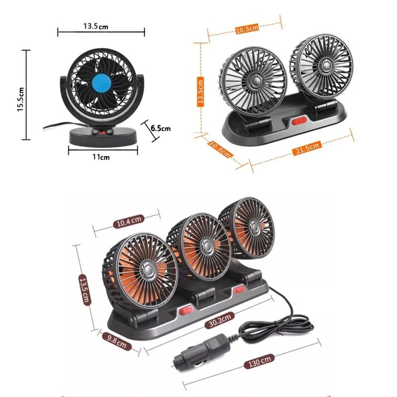 Ventilateur de voiture électrique silencieux