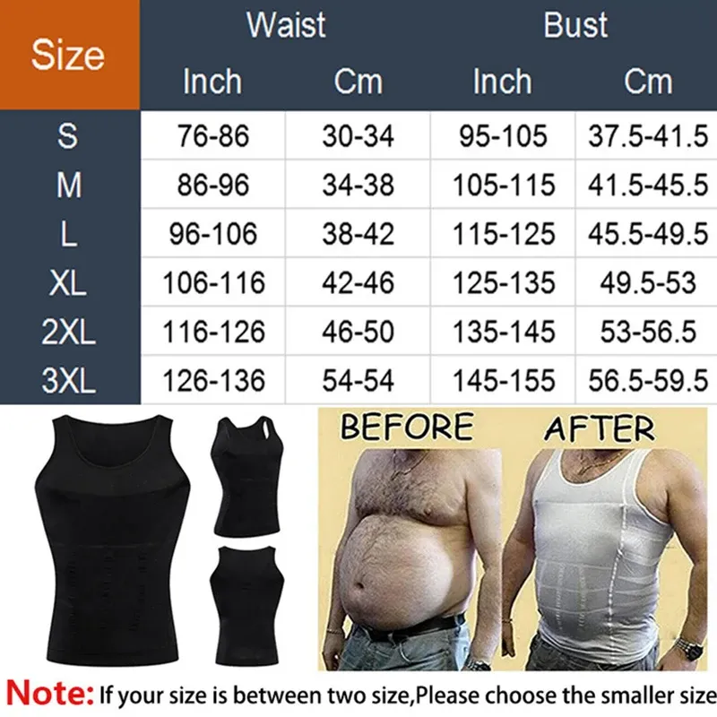 Gilet gainant minceur pour homme, compression ventre plat 6