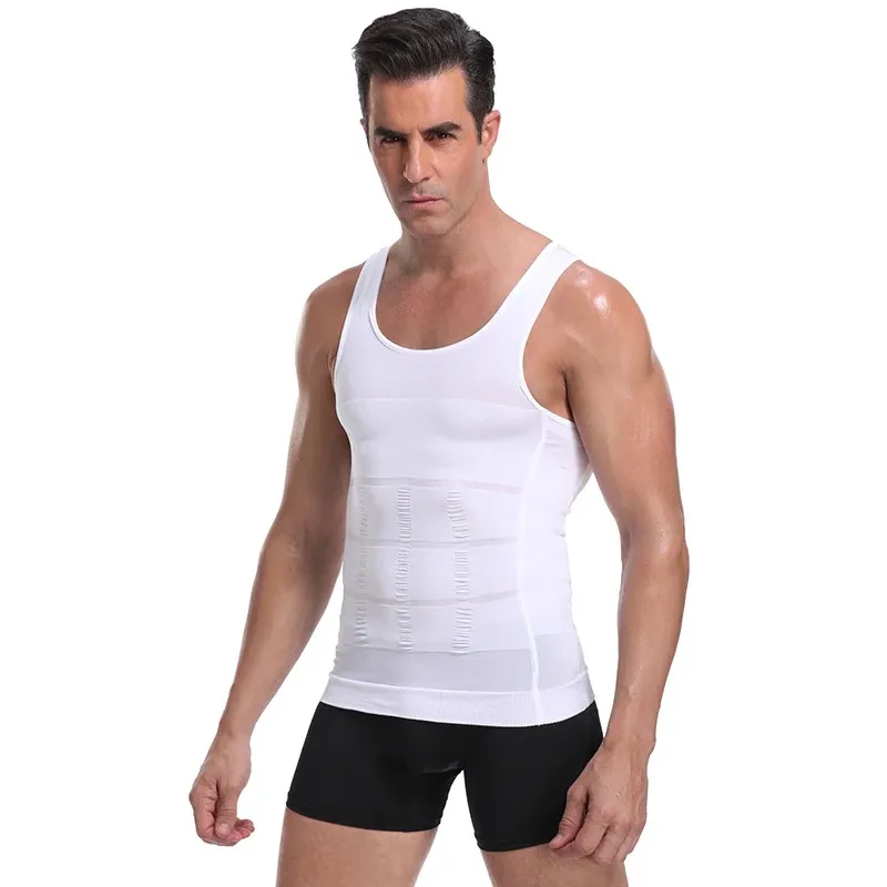 Gilet gainant minceur pour homme, compression ventre plat 7