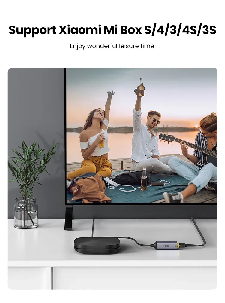 Adaptateur réseau connecté à une console de jeu
