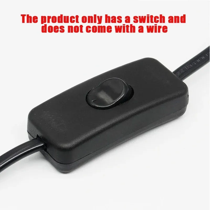 Interrupteur à bascule pour cordon de lampe de bureau, commande marche/arrêt 250 V CA pour éclairage LED 2