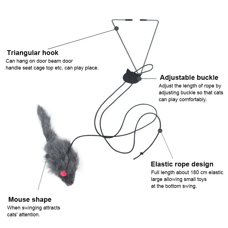 Jouet interactif pour chat à domicile