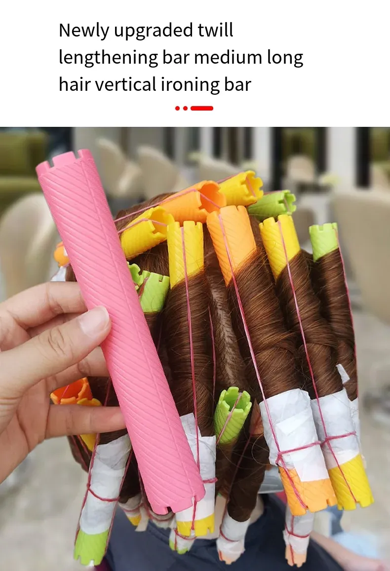 Bâtonnets de rouleau allongés, détail de la forme creuse