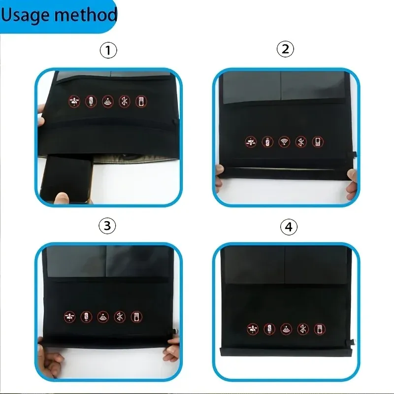 Pochette RFID sous différents angles