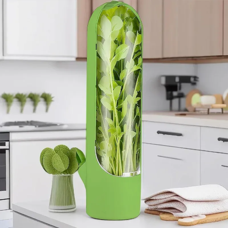 Bac de conservation pour herbes et légumes frais pour réfrigérateur 7